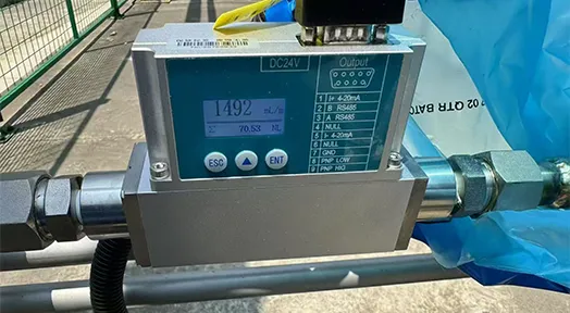 Micro Thermal Gas Mass Flow Meter for Low-Flow CO₂ Measurement